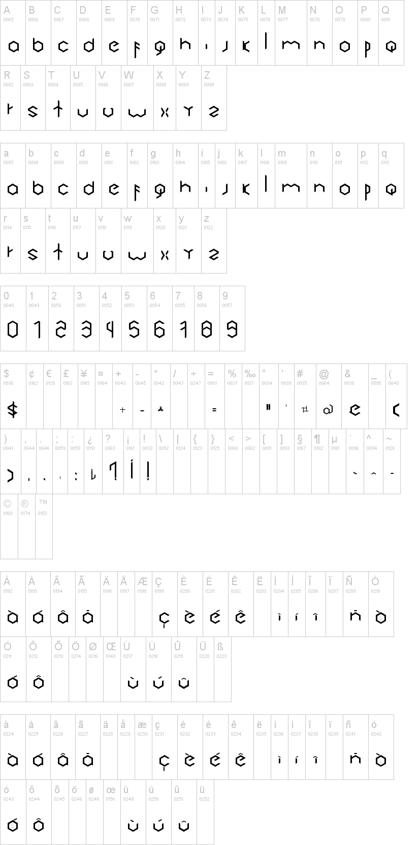 Font Cubic by Valdeir Junior preview